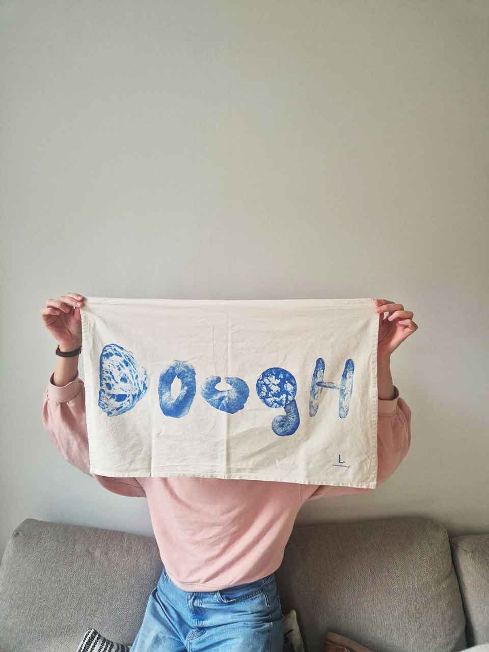 Tea towel silk screen